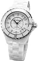 Chanel J12 Diamond White Ceramic Midsize Unisex Watch H1629