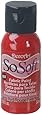DecoArt SoSoft Fabric Acrylics Paint, 1-Ounce, Santa Red