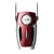 Coby CX73RED Pocket AM/FM Radio, Red