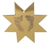 Throwing Star Double Dragon Gold 2.5