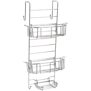 Over the shower door caddy