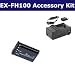 Casio Exilim EX-FH100 Digital Camera Accessory Kit includes: SDCANP90 Battery, SDM-1514 Charger