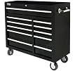 HOMAK BK04011410 41-Inch SE Series 11-Drawer Roller Cabinet - Black