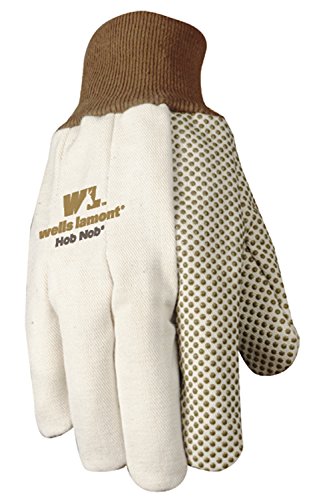 Wells Lamont 310 Wearpower Jersey Basic Work Gloves with Hob Nob Dots, One Size