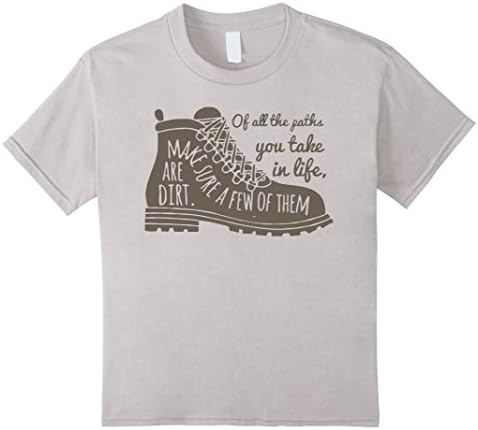 Kids The Paths You Take In Life T Shirt 6 Silver