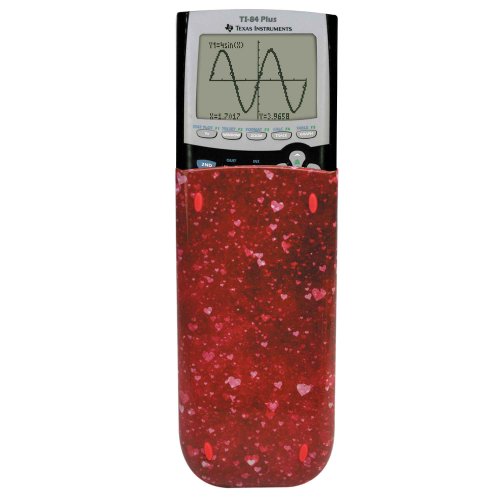 Guerrilla Lovestruck Hard Slide Case-Cover For TI 84 Plus, TI 84 Plus C Silver Edition Color, TI 89 Titanium Graphing Calculators On Sale