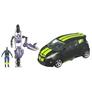 Transformers: Dark Of The Moon - Mechtech Human Alliance - Skids And Elita-1 With Tech Sergeant Epps