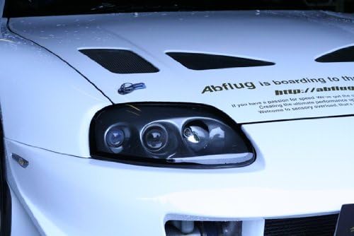 Abflug 2130005 Toyota Supra 80 Head Lights Finisher Acrylic Covers Set