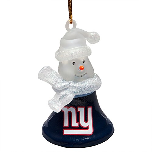 New York Giants - Snowman Bell Ornament