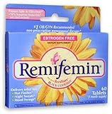 Remifemin, Estrogen Free, Black Cohosh. Remisure for symptoms of menopause, 60 Tablets