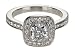 18k White Gold Cushion Cut Diamond Ring (GIA Certified 1.15 ct, H Color, VS1 Clarity), Size 6