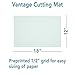 Dahle Vantage 10681 See-Through Premium Self-Healing Cutting Mat, 12