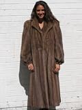 FABULOUS LUNARAINE MINK FUR COAT sz8 #5837