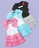BCX Little Girl Polka Dot Rumba Dress