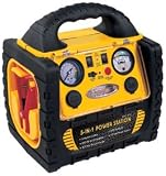 Produkt-Bild: TRAGBARE POWER STATION STARTHILFE KOMPRESSOR 18 BAR SPANNUNGSWANDLER 12/230V POWERSTATION LADEGER&Auml;T 12V STARTHILFEKABEL