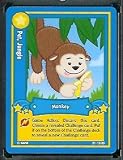 Ganz WebKinz Trading Card #15 Monkey - Mint Condition - Shipped in Protective Case!