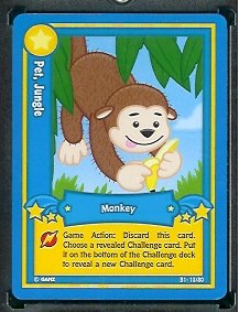 Ganz WebKinz Trading Card #15 Monkey - Mint Condition - Shipped in Protective Case!