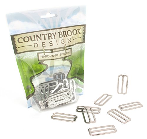 50 - Country Brook Design® 1 1/2 Inch Metal Triglides Slides