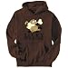 Hoodie Mens Brown LUCKY Dogs