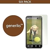 Generiks TM HTC EVO 3D *ANTI-GLARE* Screen Protectors (6 Pack!!!)
