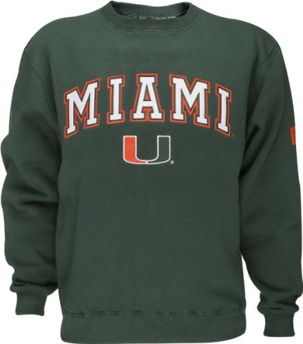 Buy Miami Hurricanes Automatic Fleece Crewneck Sweatshirt