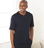 Autograph Henley Neck Short Sleeve Pyjama Top with Modal