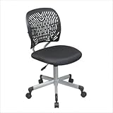 Space Flex Task Chair (Black) (38.50"H x 19.00"W x 20.00"D)
