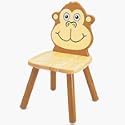 Wooden Chimpanzee  Childs Chair