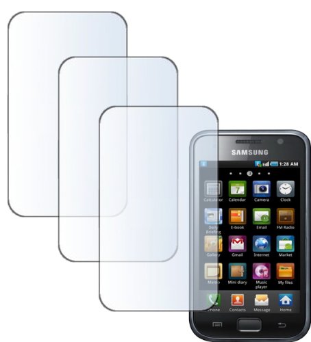 MaryCom XF-CLEAN 3 x Displayschutzfolie für Samsung Galaxy S Plus i9001 Smartphone / F i9001