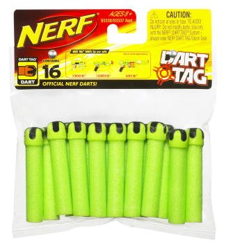 Nerf Green 16 Pk Dart Tag Ammo