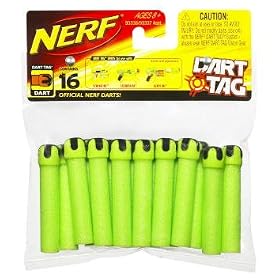 Hasbro Nerf Dart Tag Green Darts 16 Pack
