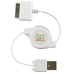 Cables4PC COMBO SET HOME/WALL CHARGER+USB CABLE FOR IPOD NANO/SHUFFLE/MINI/VIDEO 5G 30GB 60GB