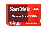 Carte M�moire Memory Stick Pro Duo 4 Go pour Sony PSP