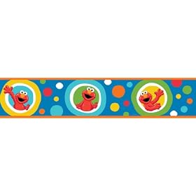 Sesame Street Big Dot Room Self-Stick Wall Border