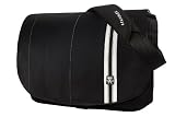 Crumpler - Royale S&auml;ckli XL - Sacoche en cuir pour Ordinateur Portable 17" - Noir/Blanc