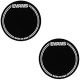 Evans EQ Single Pedal Patch, Black Nylon
