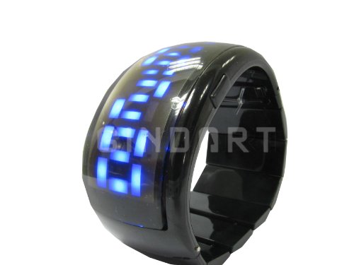 Black Jelly Digital Wrist LED Watch Bracelet