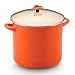 Rachael Ray Enamel On Steel 16-Quart Stockpot, Orange