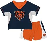 Chicago Bears Toddler Raglan Crew Shirt and Shorts Combo Pack