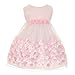 Kids Dream Baby Girls Pink Taffeta Flowers Sleeveless Easter Dress 24M