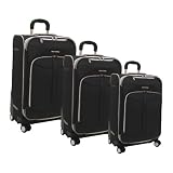 Olympia  Tuscany 3 Piece Spinner Expandable Luggage Set