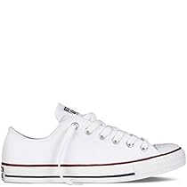 Converse Men's All Star Chuck Taylor M7652 Optical White M7652 Canvas Lo Ox - MEN 4 M US / WOMEN 6 M US
