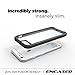iPhone 6 6S Clear Back Case [Scratch-Proof Finish](Encased® Lifetime Warranty) **New 2016 Release** (Jet Black)