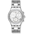 Swatch Herren-Armbanduhren Lifestyle Oblique End White YCS550G