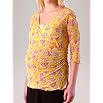 A Pea in the Pod Collection: Diane Von Furstenberg 3/4 Sleeve V-neck Wrap Maternity Top