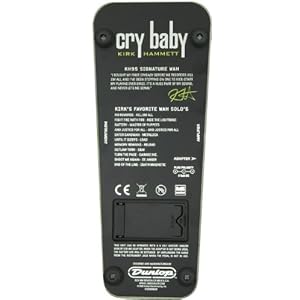 Dunlop KH95 Kirk Hammett Signature Crybaby Wah Guitar Effects Pedal, Black and Green
