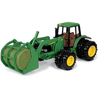 John Deere Tractor With Bale Mover