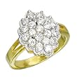 Womens Pave Cubic Zirconia Ring, Size: 5-10