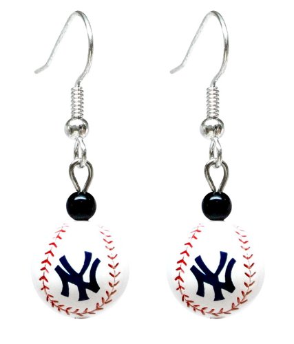 New York Yankees - MLB Mini Baseball Dangle Earrings