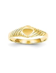 14k Childs Fancy Signet Ring